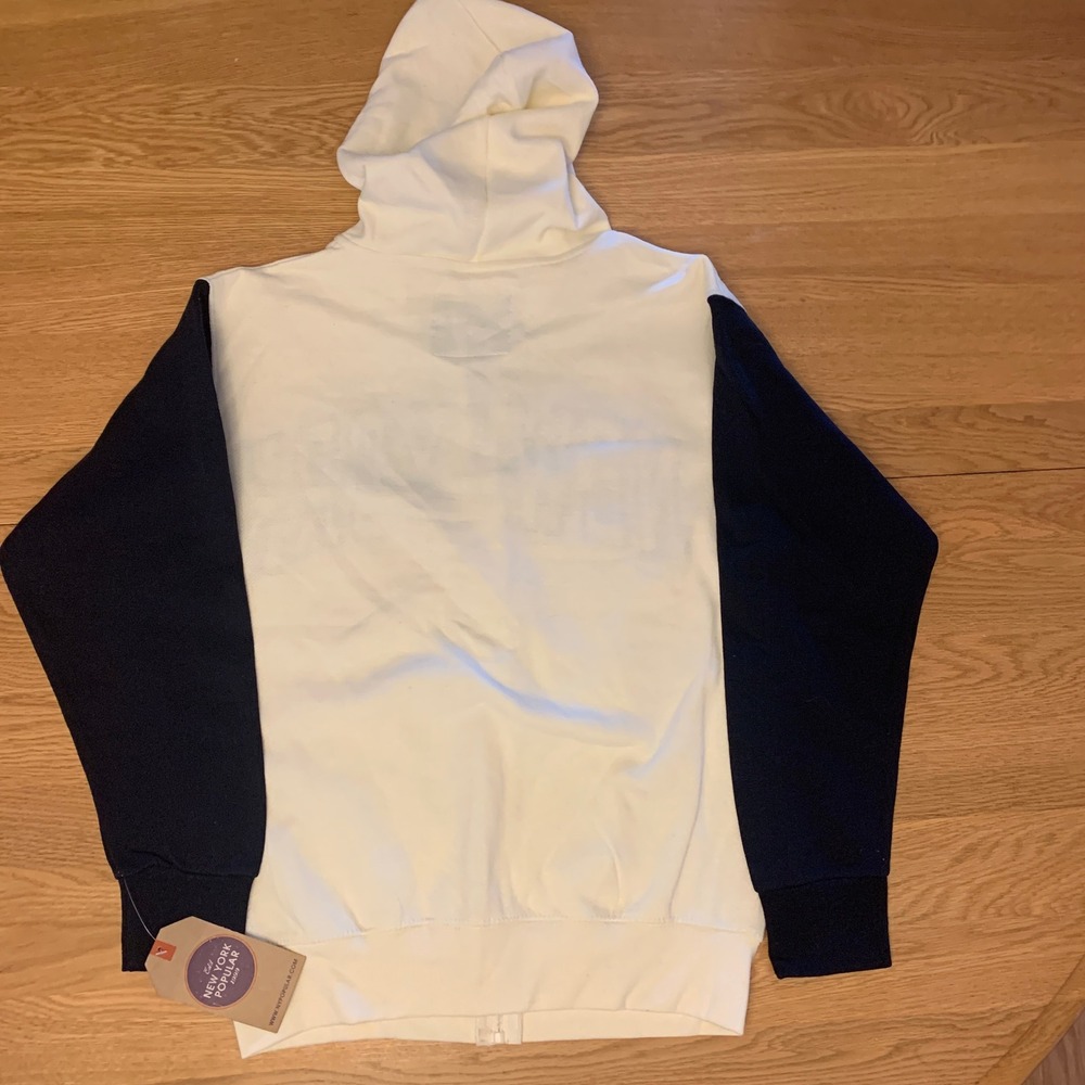 New York Popular full zip hoodie in adult size Small. NEW YORK embroidered NWT - Picture 4 of 4